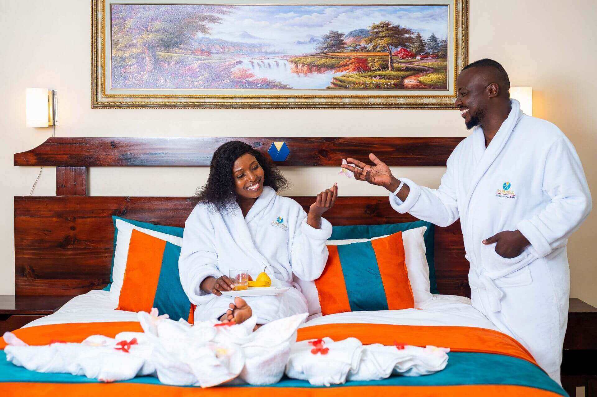 Morning wellness activity on the Raregold lawn